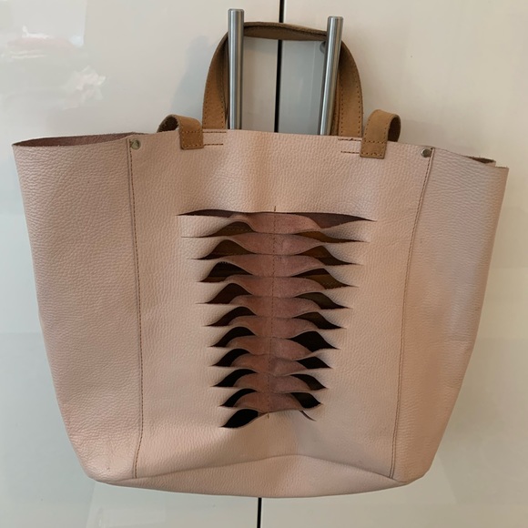 Chalo FavalliPink Leather Tote